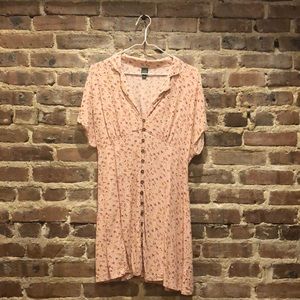 Wild Fable Pink Baby Doll Floral Dress